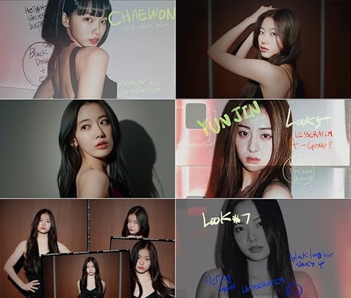 Miniatura 5 de LE SSERAFIM FEARLESS 1er Mini álbum Vol.1 BLACK PETROL Versión CD+112p Folleto+1p PhotoCard+1p PostCard+1ea Pegatina+1p Papel de