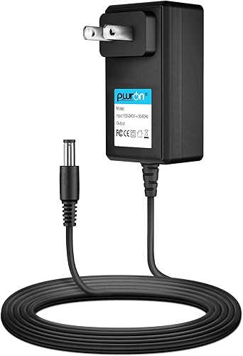 PwrON Adaptador compatible de 9 V ACDC de repuesto para teclado Casio CTK-571 CTK571 Cable de alimentación de 9 V