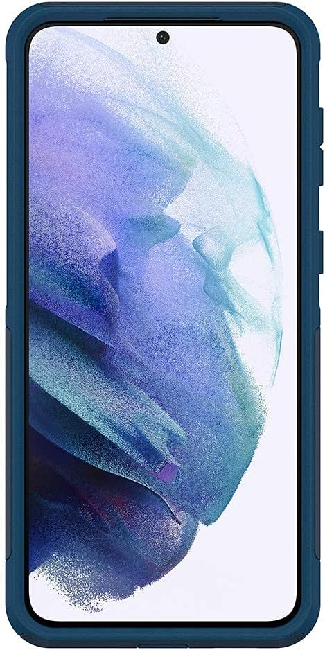 OtterBox Galaxy S21+ 5G (ONLY - Does NOT FIT Non-Plus Size or Ultra) Commuter Series Case - Bespoke Way (Blazer Blue/Stormy SEAS Blue), Slim & Tough, Pocket-Friendly, with Port Protection