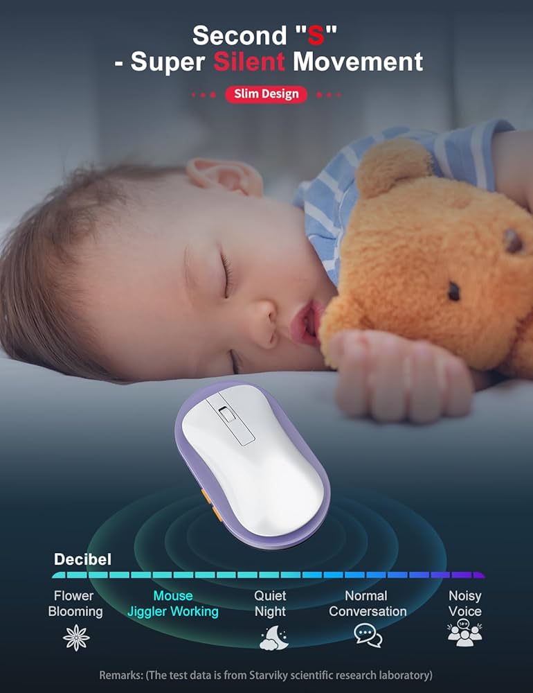 Amazon.com: STARVIKY Mechanical Mouse Jiggler, Ultra-Slim
