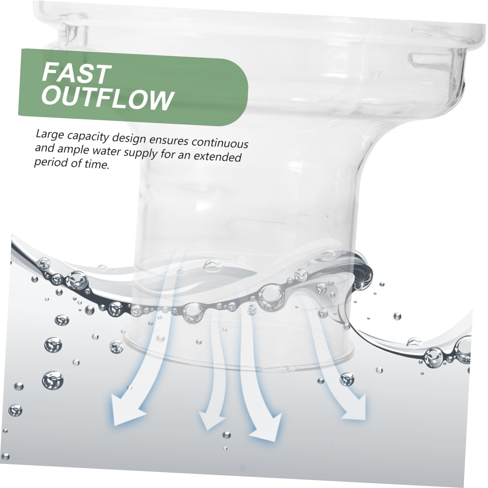 HANABASS 3piezas Dispenser De Agua para Aves De Bebedero Automático para Palomas y Codornices Contenedor De Plástico Suministro De Agua para Mascotas