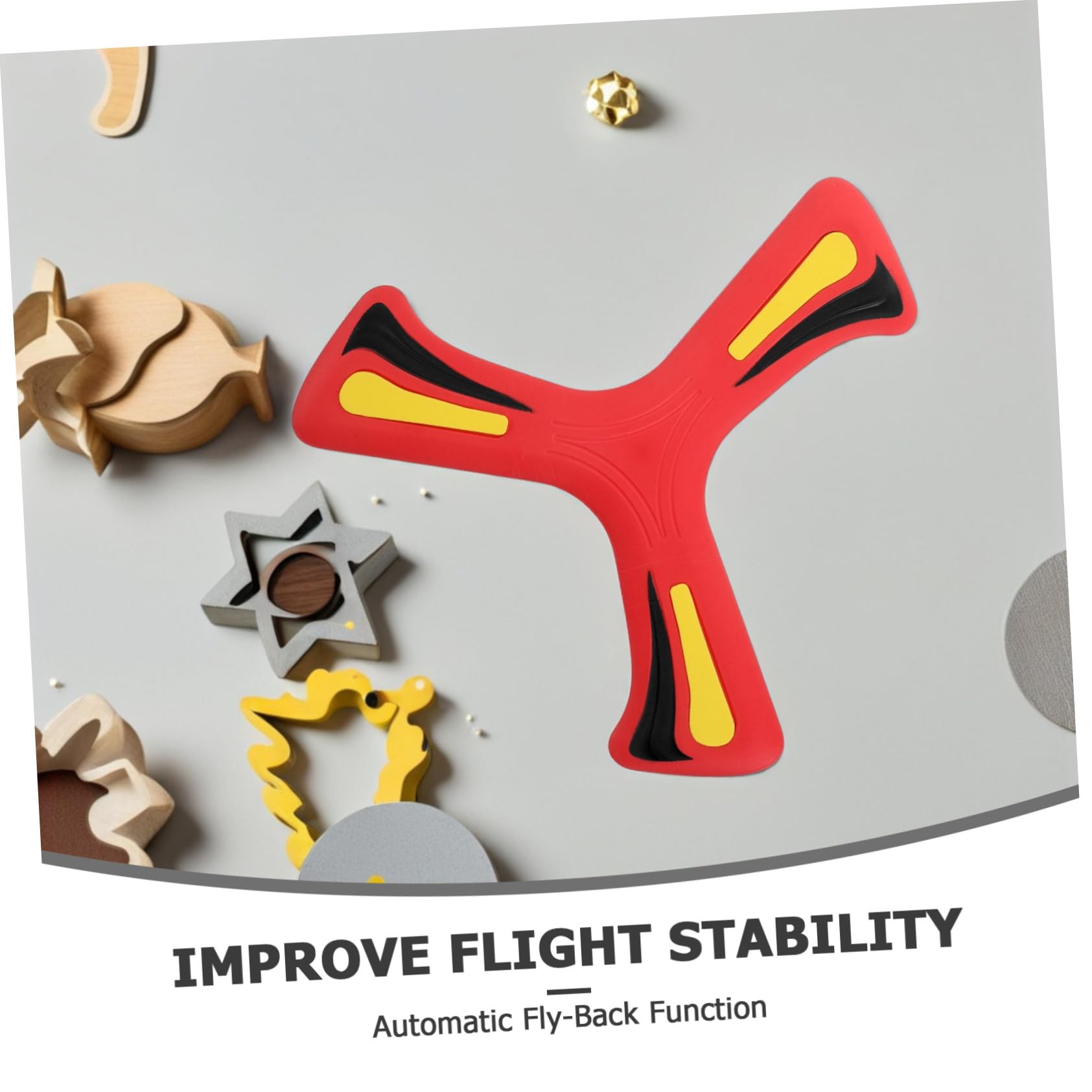 TOYANDONA Boomerang Eva pour Garçon Fille Jeu De Disque Volant à Retour Automatique pour Lancer Et Rattraper Extérieur Activité Physique