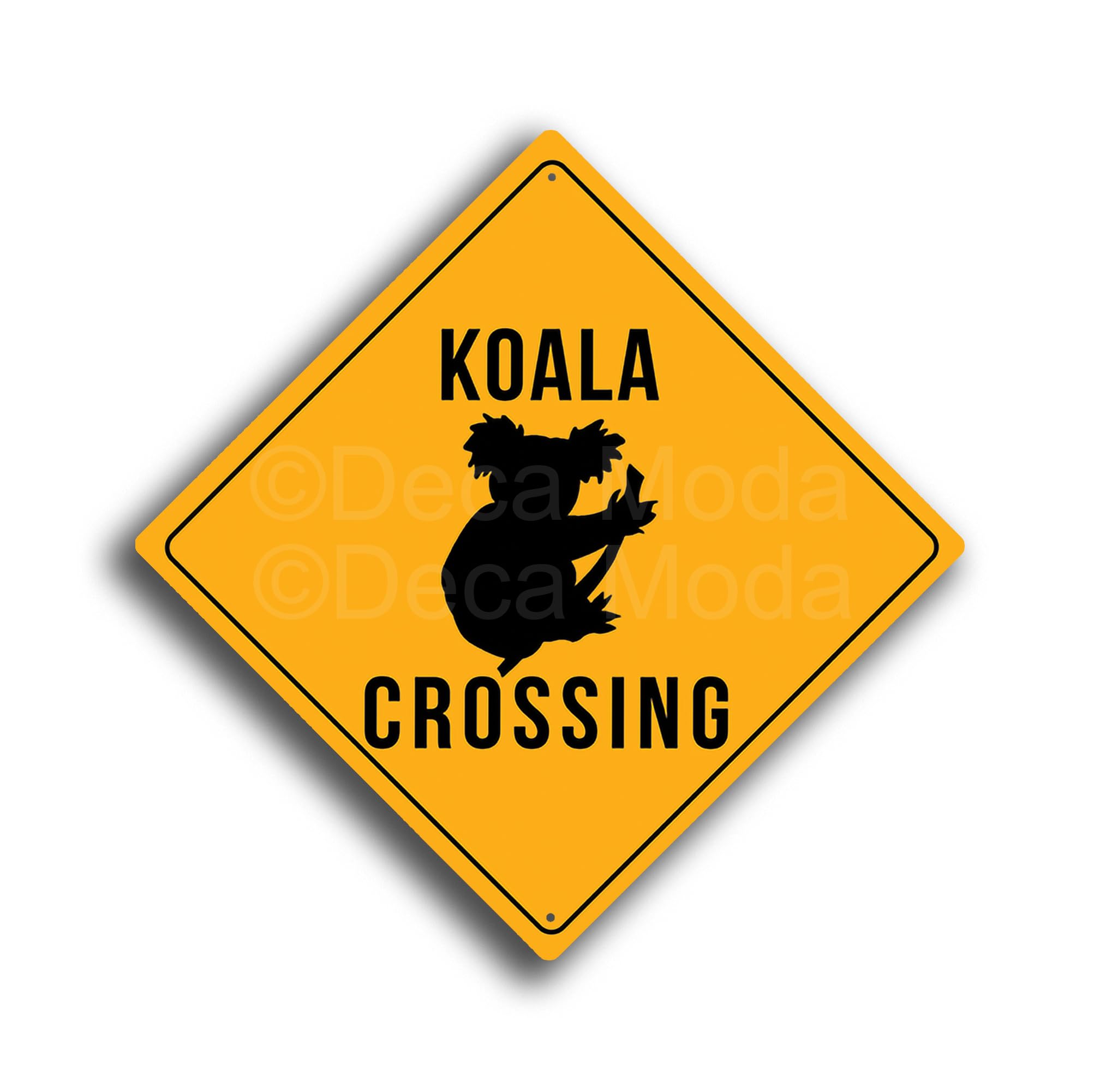Amazon.com: Durable Koala Crossing Sign for Indoor & Outdoor Use