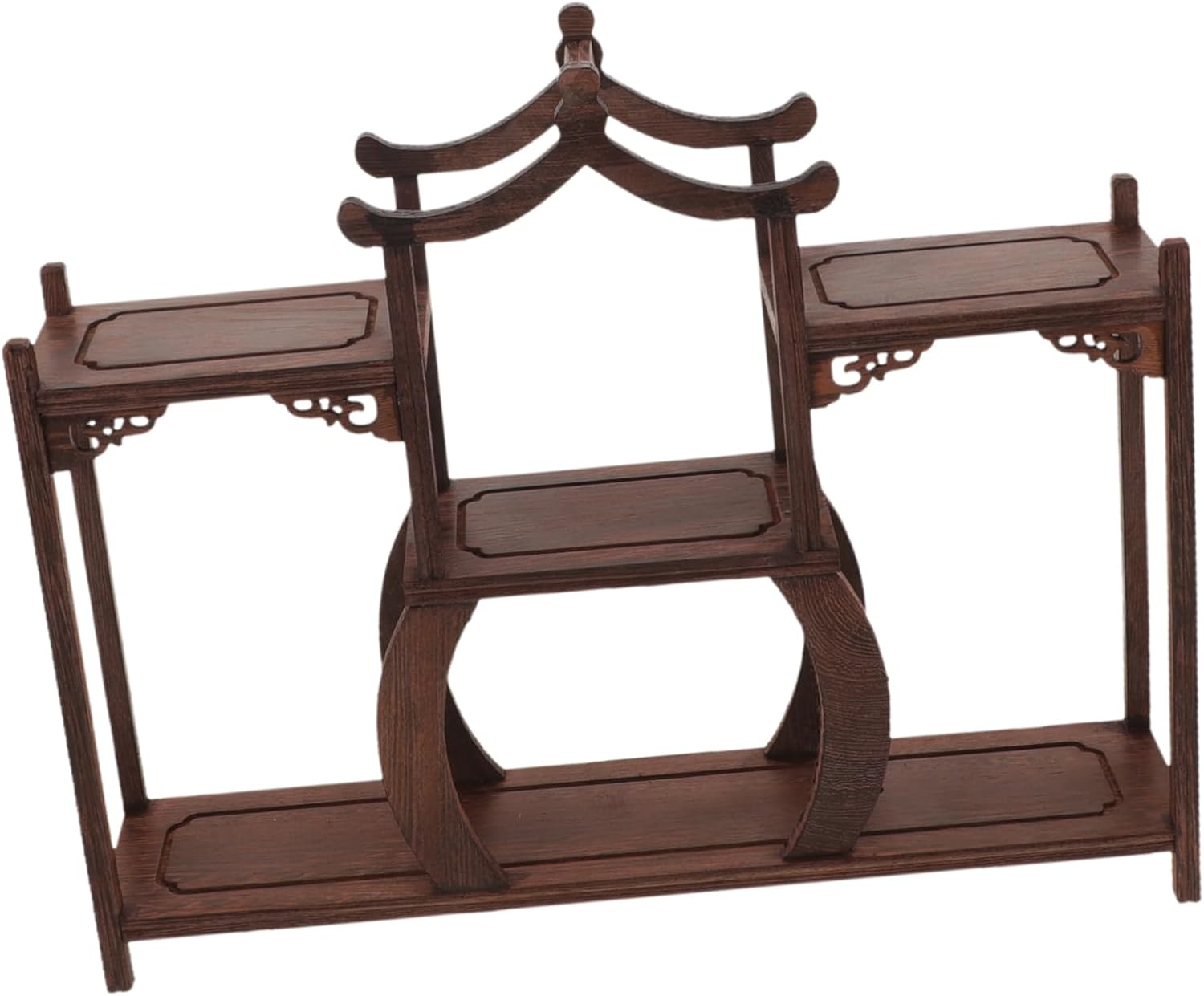 Wooden Plant Stand for Indoor Plants Pedestal Stand Shelves Retro Display Rack Storage Holder