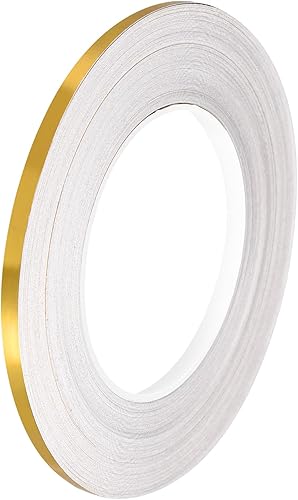 Miniatura 12 de uxcell Adhesivo autoadhesivo de aluminio de 0.98 pulgadas x 164 pies, tira de cinta de sellado de huecos, impermeable, autoadhesiva para pared