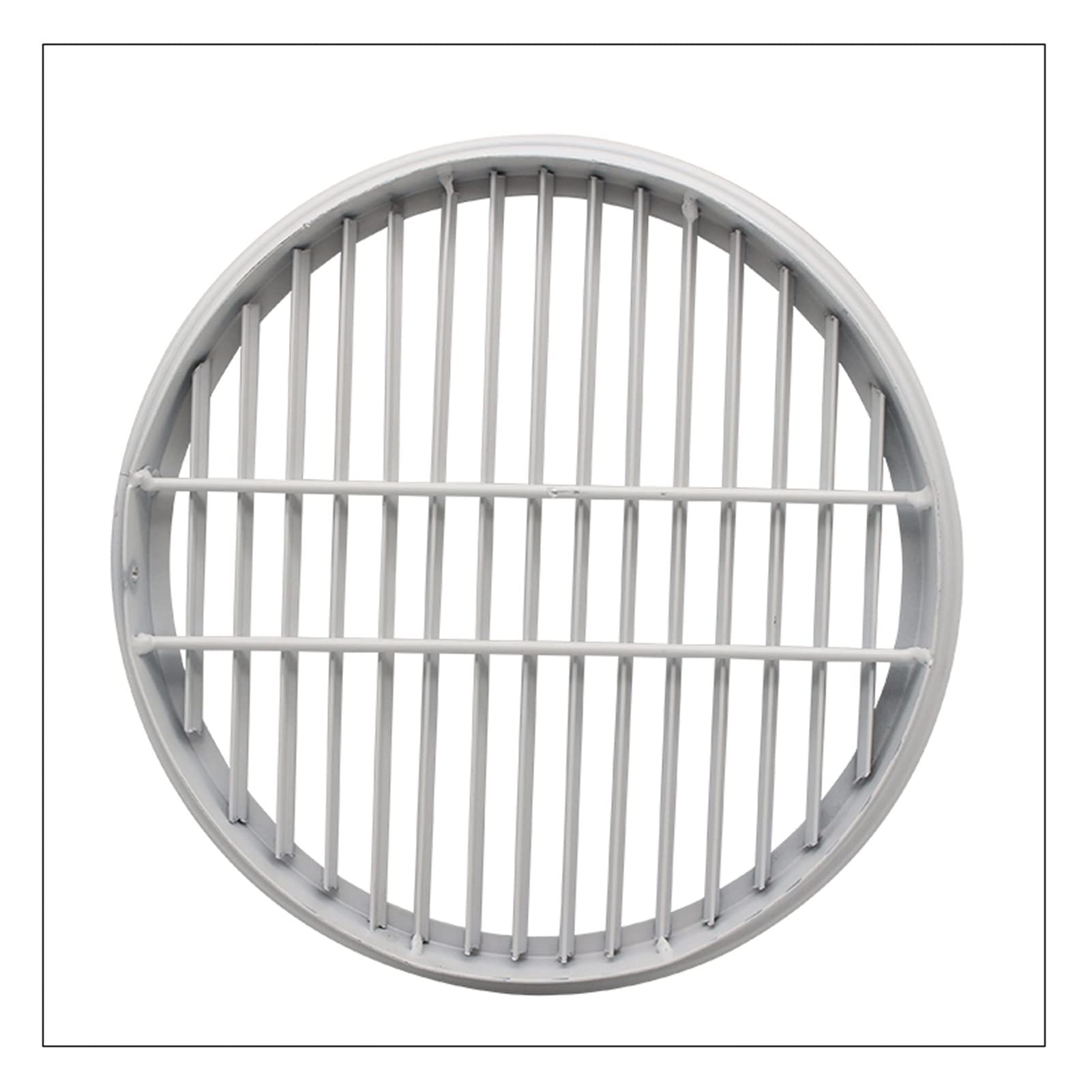 Okrągła, przeciwdeszczowa kratka wentylacyjna ze stopu aluminium | Biała okrągła przeciwdeszczowa zewnętrzna ściana wentylacyjna 20x20-65x65 cm(20CM*20CM)