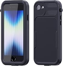 iPhone SE3 SE2 8 7 Waterproof Case Compatible with MagSafe Black