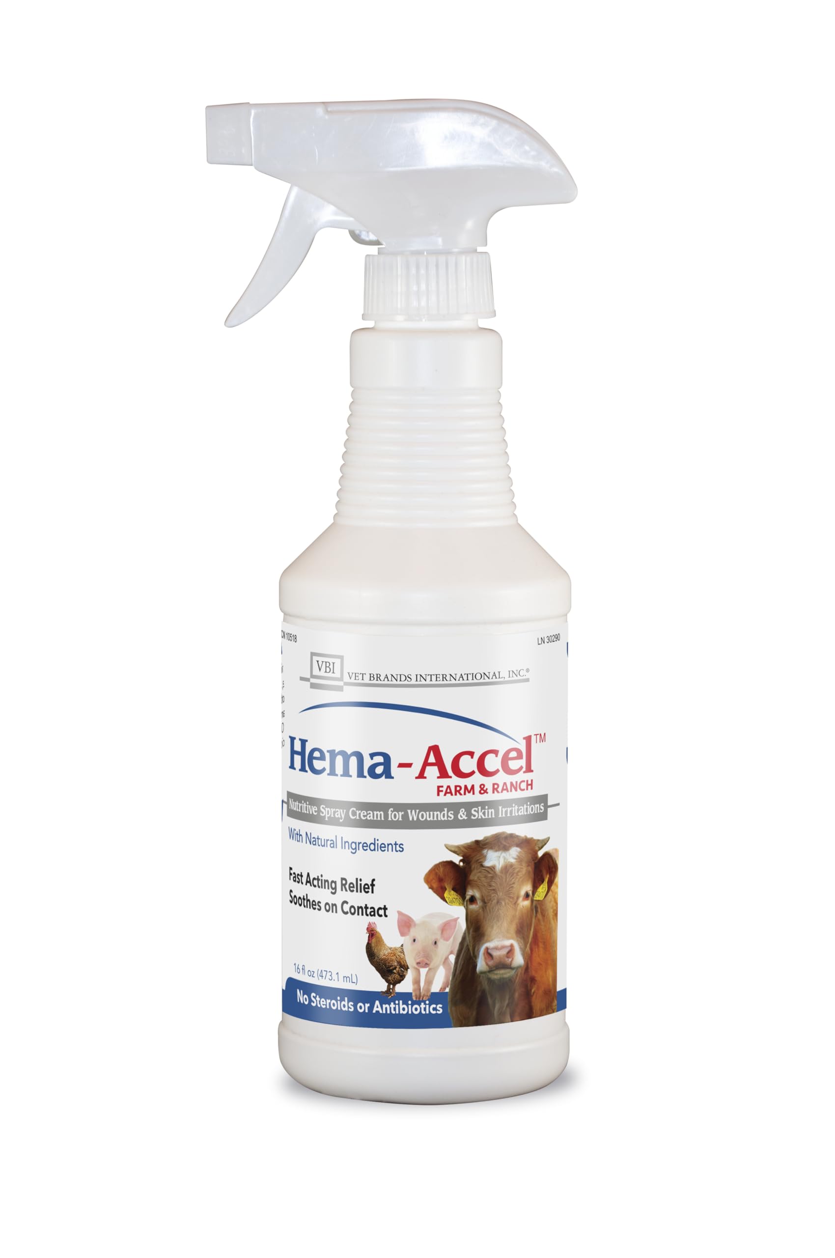 Hema-Accel Farm & Ranch All Natural Wound Care Spray, 16oz