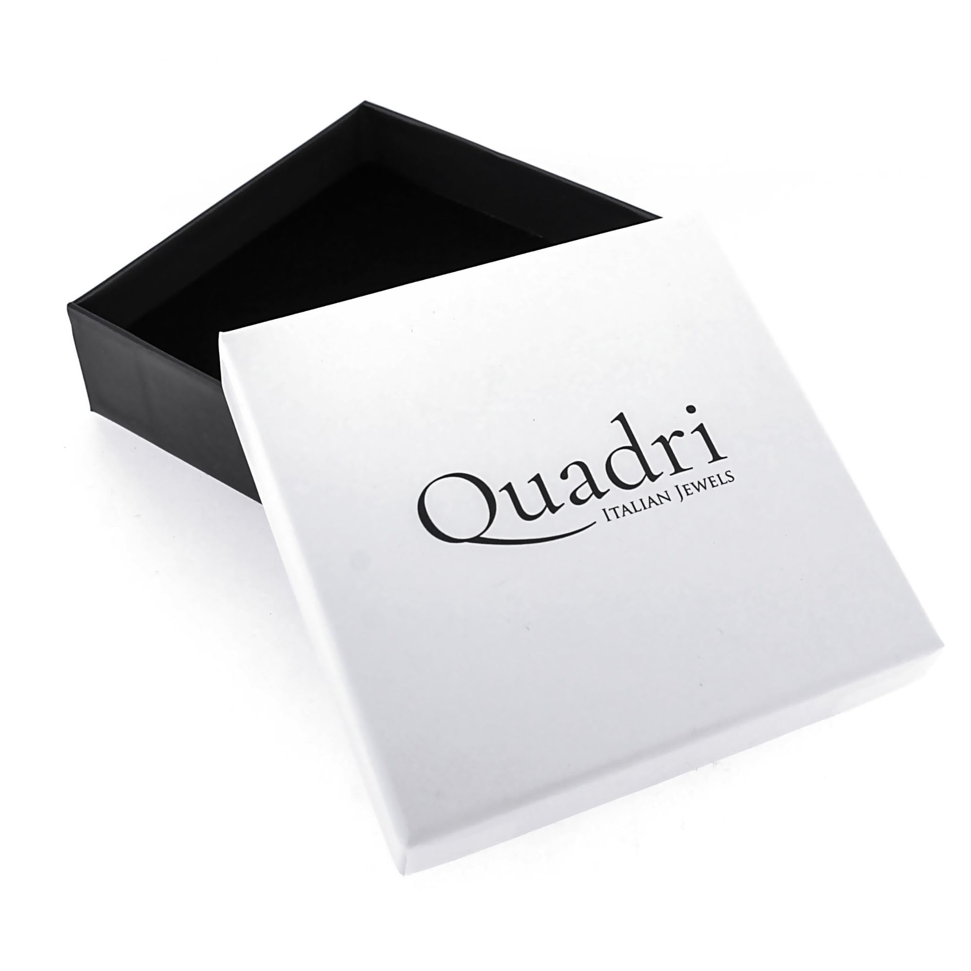 QUADRI - Bracciale Uomo Argento 925 - Braccialetto Uomo Idea Regalo | Bracciali modello Figaro - Made In Italy - Compleanno Anniversario - Scatola Inclusa