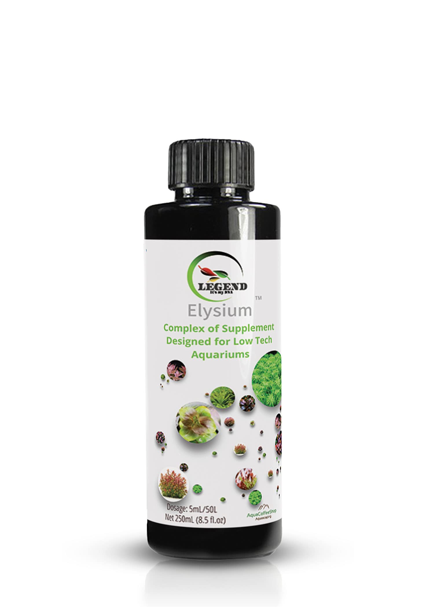 Legend Elysium Aquarium-Dünger, nitrat- und phosphatfrei, Low Tech, 1000 ml, 250 ml, 5000 ml