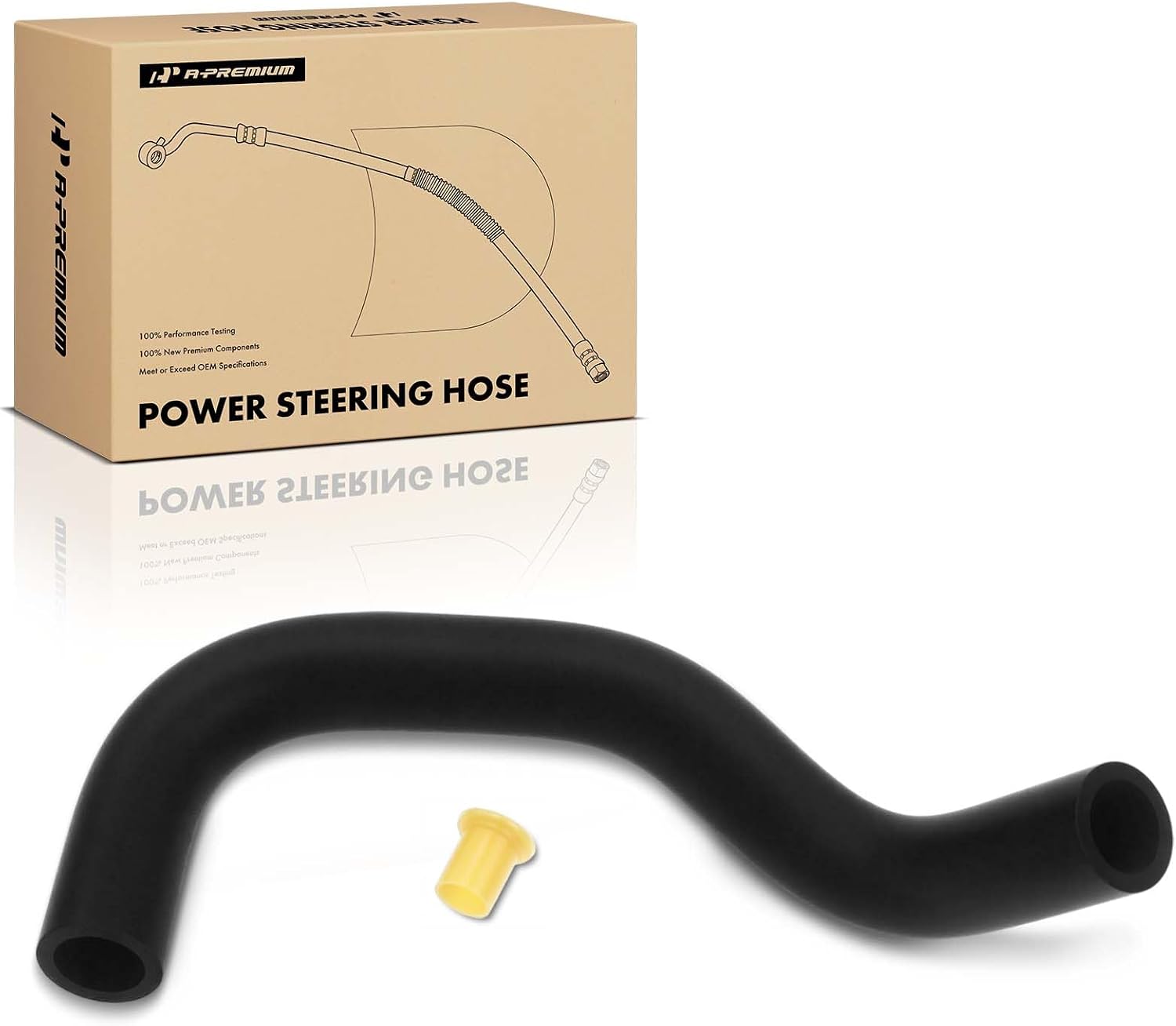 A-Premium Power Steering Reservoir/Suction Line Hose Assembly Compatible with Honda Accord 2008-2012, Accord Crosstour 2010-2011, Crosstour 2012-2012 & Acura TSX 2010-2014, 3.5L, Reservoir To Pump