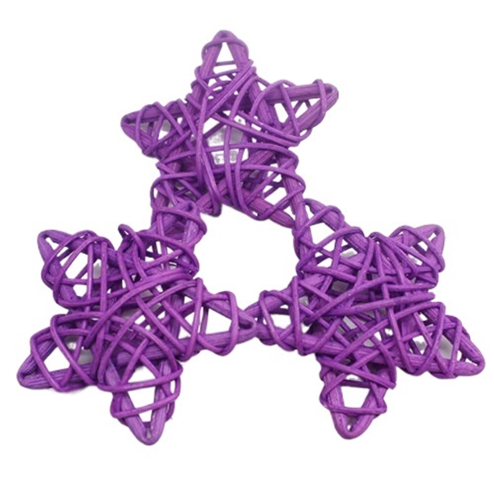 ZUXWUX 20PCS Rattan Star Ornaments For Birthday Wedding Party Decor