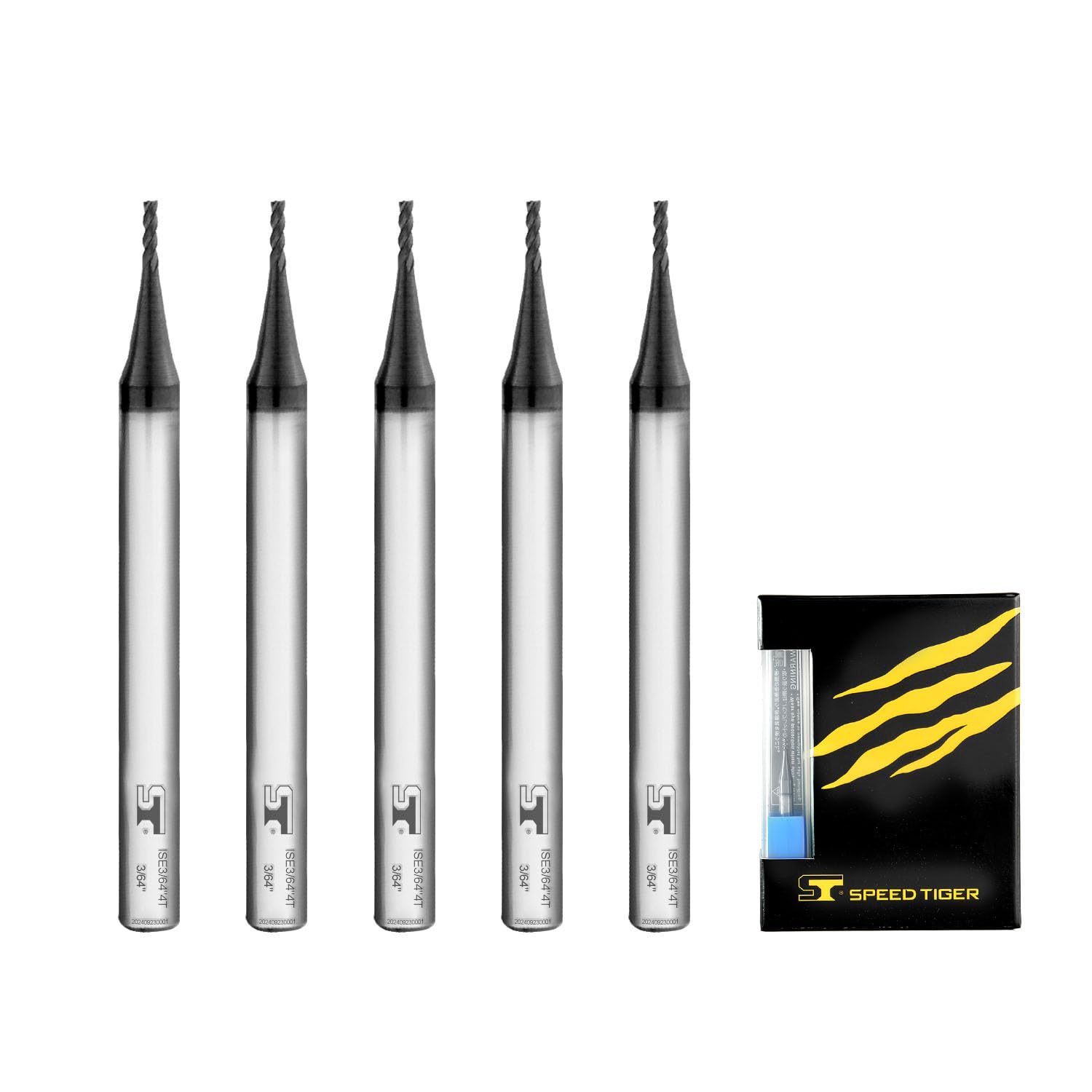 SPEED TIGER ISE Carbide End Mill - 5 Pack -9 SPEED TIGER ISE Carbide End Mill - 5 Pack -9