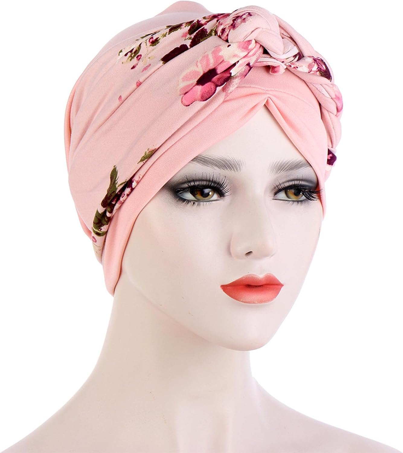 Traditional Turban for Women Hijab for Women Hair Wrap Head Wrap for Women Hijab Caps Floral Knot Leopards Print