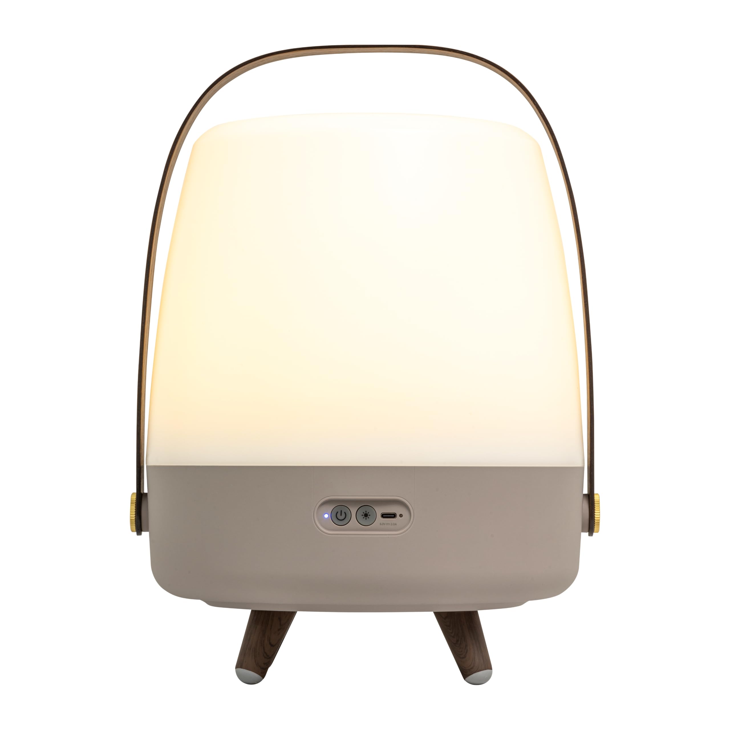 Kooduu - JBL Lite-up Play lampa głośnikowa - przenośna i bezprzewodowa - połączenie Bluetooth i dźwięk o wysokiej wierności, Ziemia - Szarobrązowa
