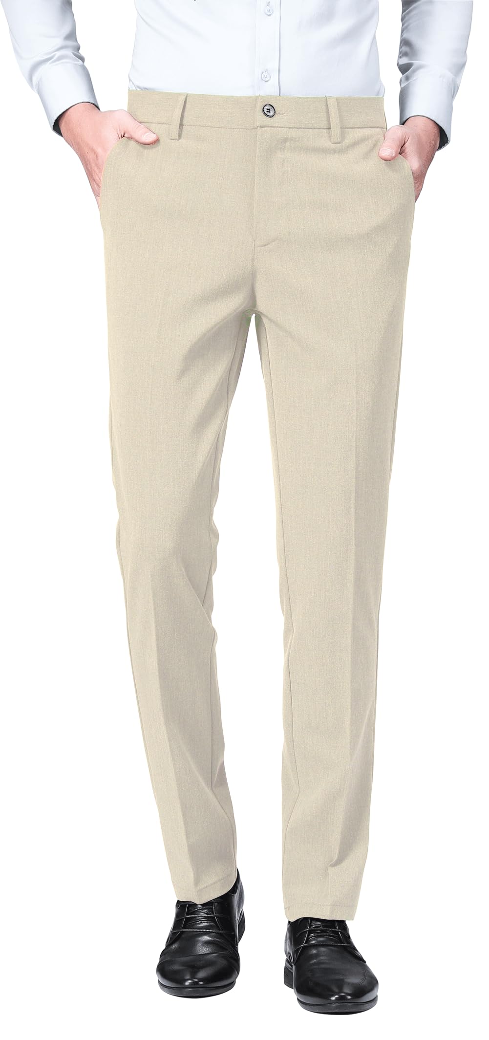 ESSYSHE Men's Slim Fit Stretch Dress Pants Business Casual Slacks