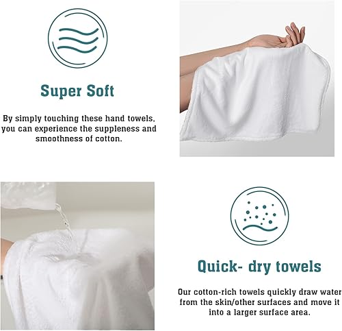 Miniatura 4 de Toallas de cocina colgantes de flores silvestres otoñales, hojas de flores naranjas de otoño, casa de campo, tela absorbente de secado a mano,