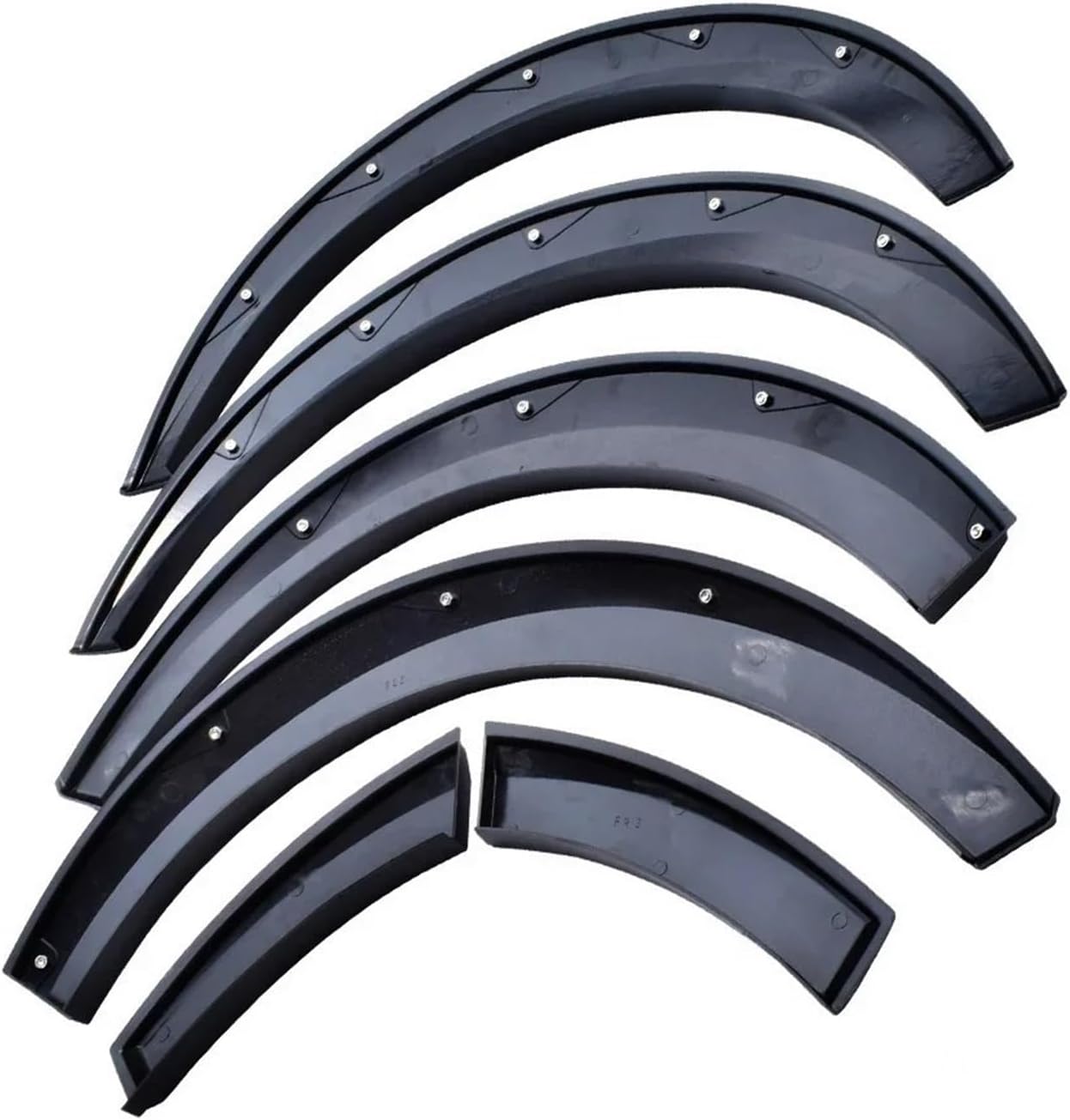 Car Mudguard Fender Flares Wheel Arch with Hardware Trim Compatible With Toyota Hiace 200 Series 2005-2018 Arch Wheel Eyebrow Protector