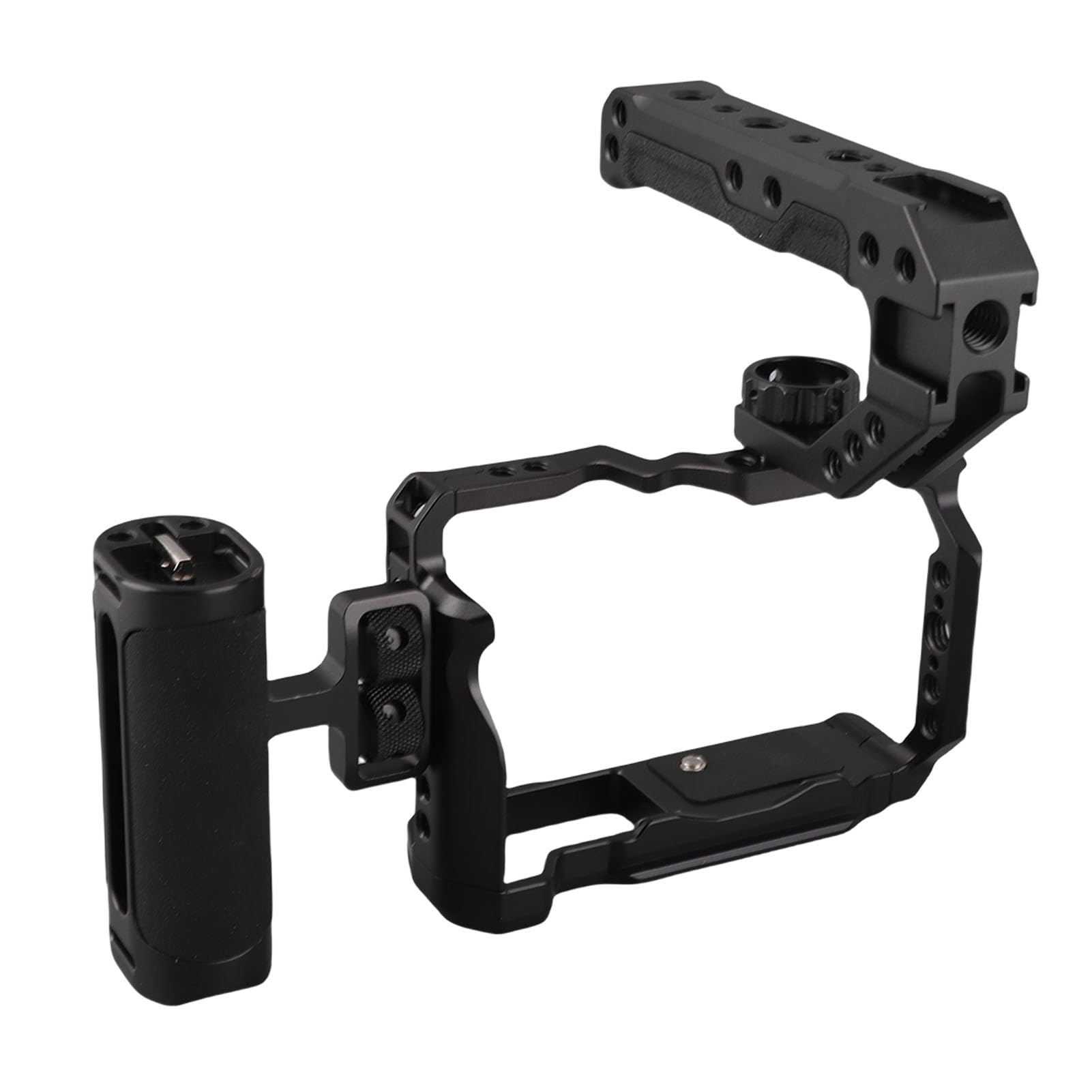 Jaula para Cámara para Equipo de Vídeo de Aluminio Ligero R50 con Asas Ajustables para Cineastas y Creadores de Contenidos