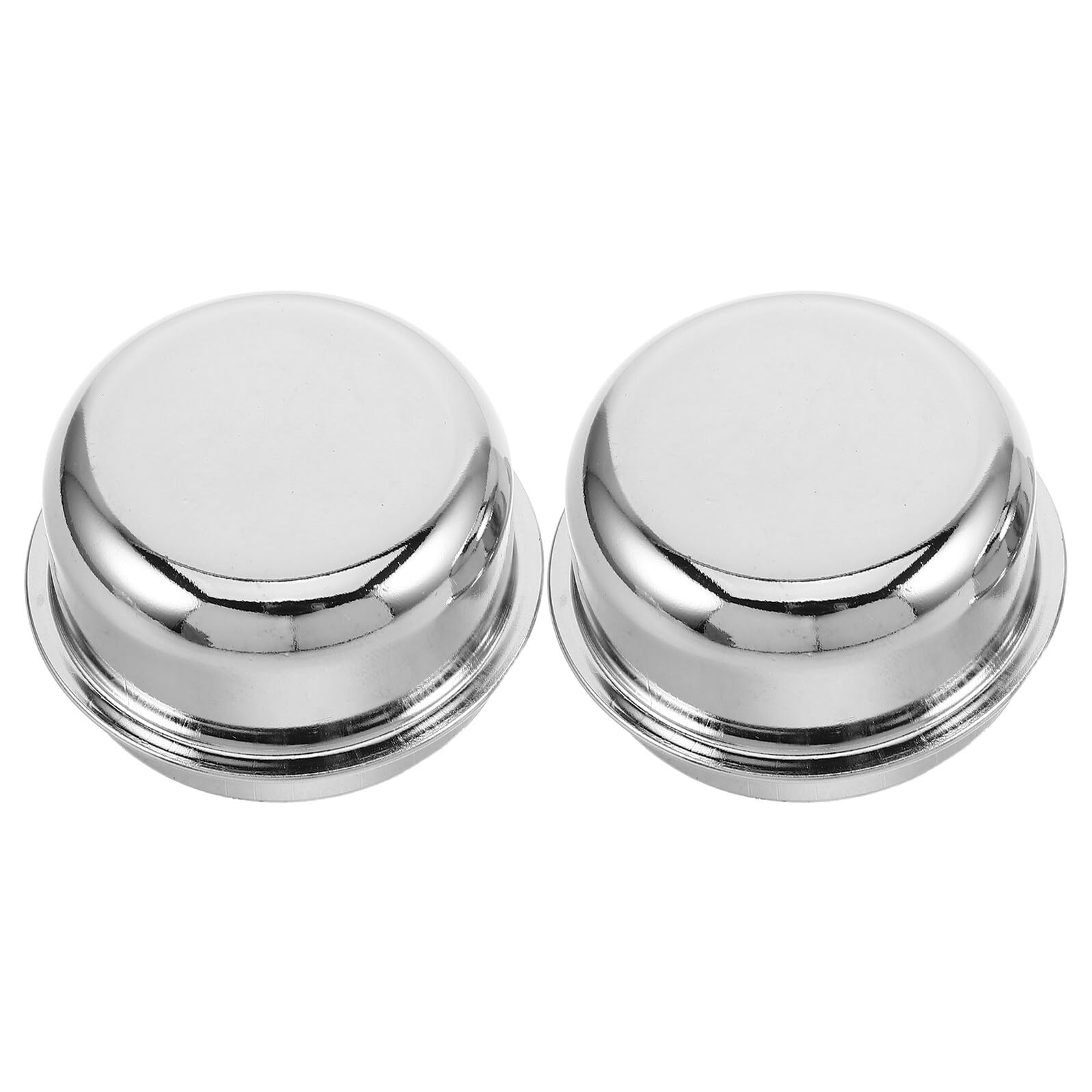 Tapa de Cojinetes de Remolque de Aluminio Plata 2 Piezas
