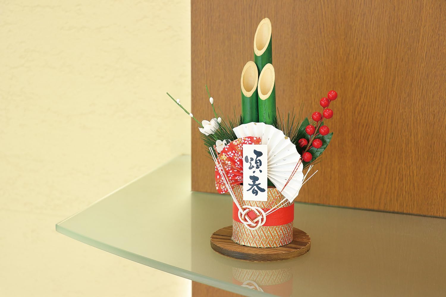 青いミニ門松キット 2個セット Amazon.co.jp: 福を呼ぶ！飾りやすい