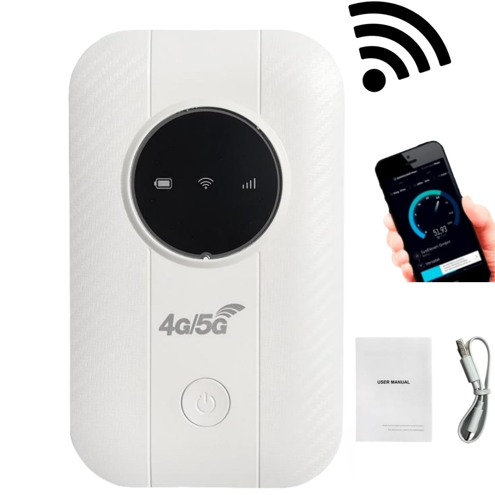 Portable WiFi Router for Travel, Pocket Router, Unlimited Satellite Internet, Mobile Wireless Router, Mobile Broadband, Portable WiFi Hotspot, Temporary WiFi Hotspot