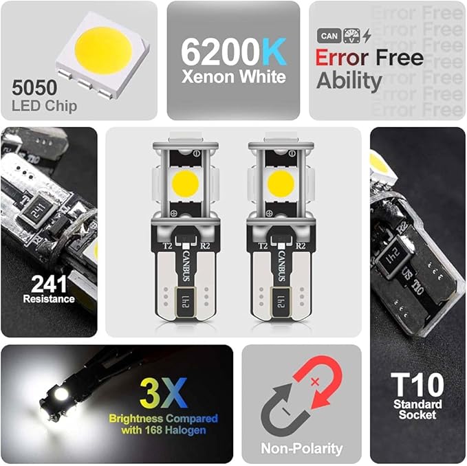 Kit 12 luces LED interior 6000K Nissan Pathfinder 2013-2021 miniatura 9
