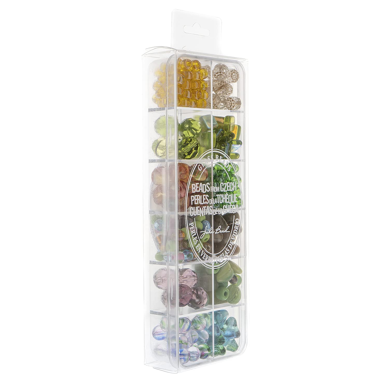 Amazon.com: Czech Glass Beads Assorted Shapes and Sizes 200gms