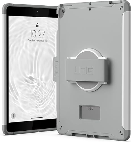 Miniatura 8 de URBAN ARMOR GEAR UAG Diseñado para Funda de iPad 10.2 Negro 9ª Generación 2021 y 8ª Gen 2020 con Correa de Mano Delgada Slim Militar Probado contra