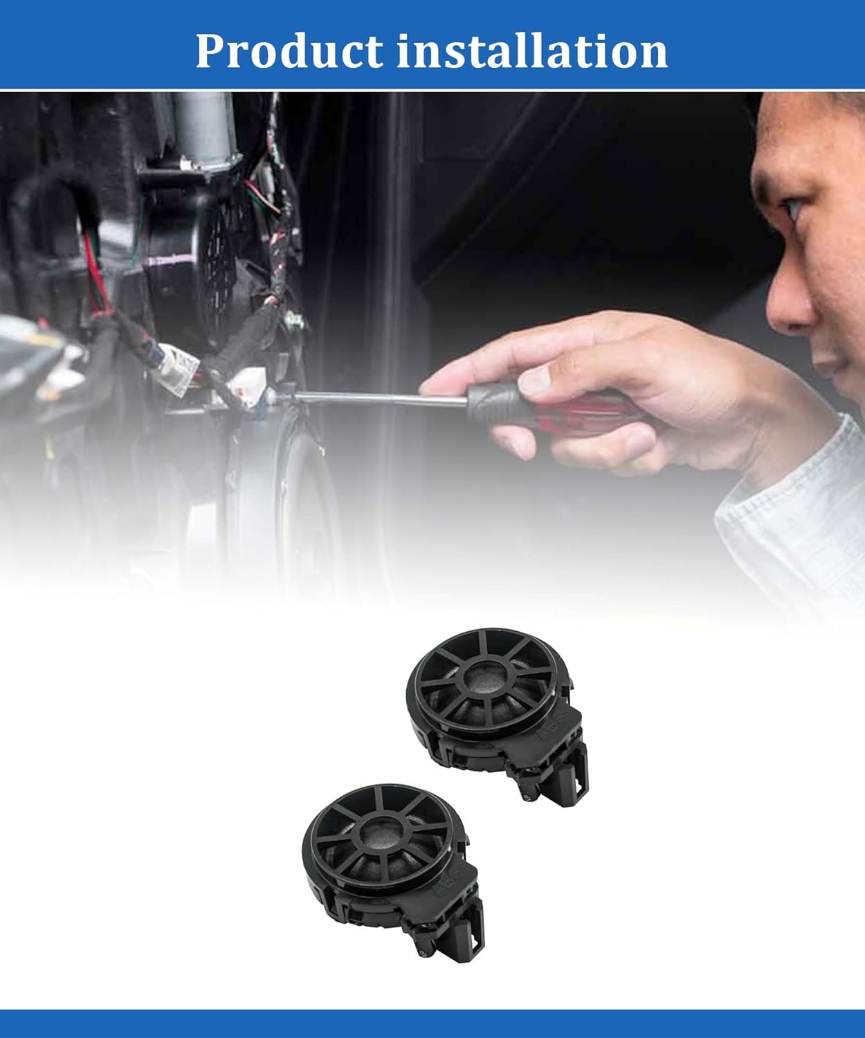 2 PCS Tweeters Speaker Fits for Honda CR-V 2012-2016,Honda Civic HR-V 2006-2022 & Acura ILX 2013-2022,Replace 39120-T0A-A51,39120-SJC-A01