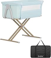 Vista 8 de Evolur Orabelle Moisés de noche – Moisés de viaje ajustable, plegable y ligero para bebé