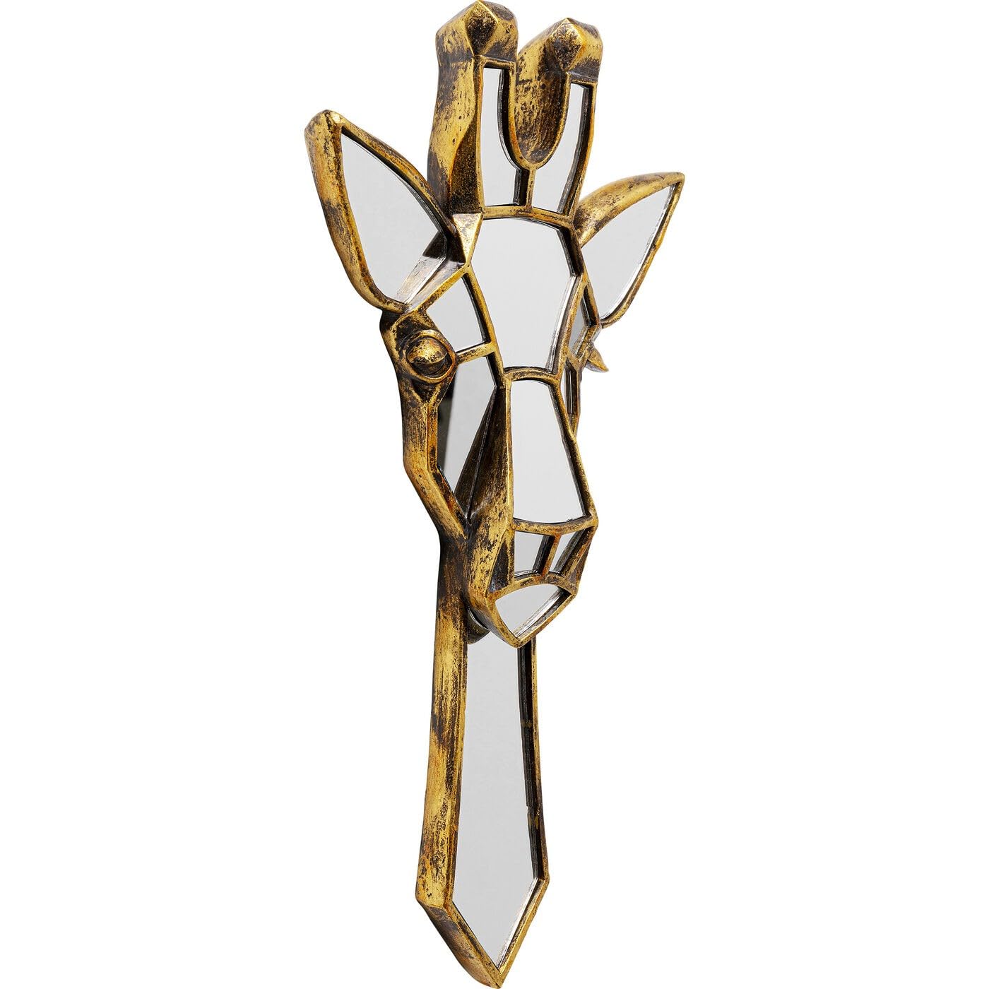 KARE Design decorazione da parete Hummingbird Mirror, vetro/specchiato, colobrì, decorazione casa, stile tropicale, uccello, 51x60cm (A/L)