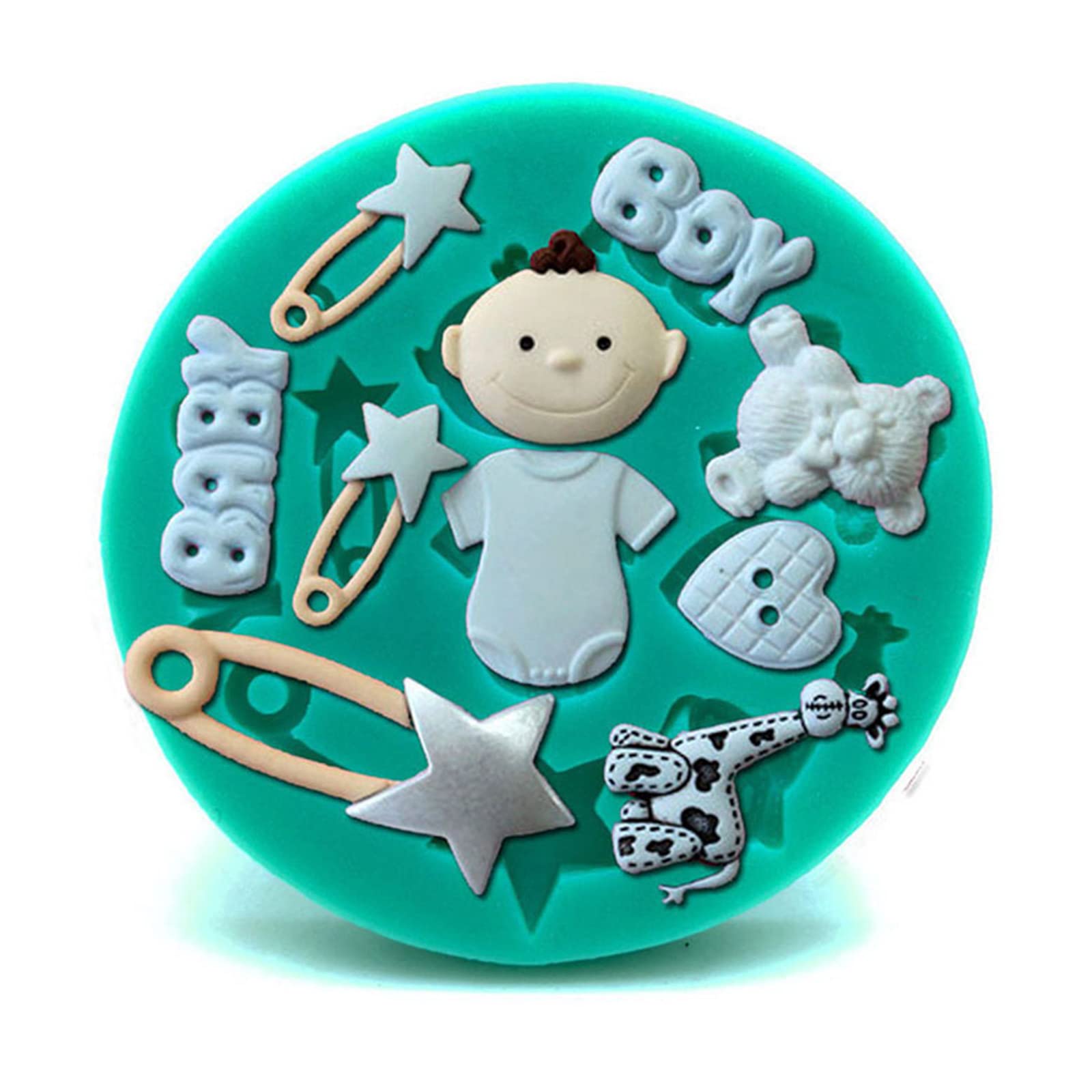 Tsophreniq Silicone Fondant Chocolate Molds Cake Resin Mold Kitchen Baking Tools for Baking Pastry Cupcake Decorating 24 Styles Silicone Chocolate Molds for Filled