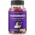 Melatonin Gummies for Kids & Adults | Natural Sleep Aid Drug-Free, Vegan Berry Flavor Kids Melatonin Gummy Supplement | 2.5mg, 5mg or 10mg Dose | Sleeping Pills Substitute (60 Count (Pack of 1))