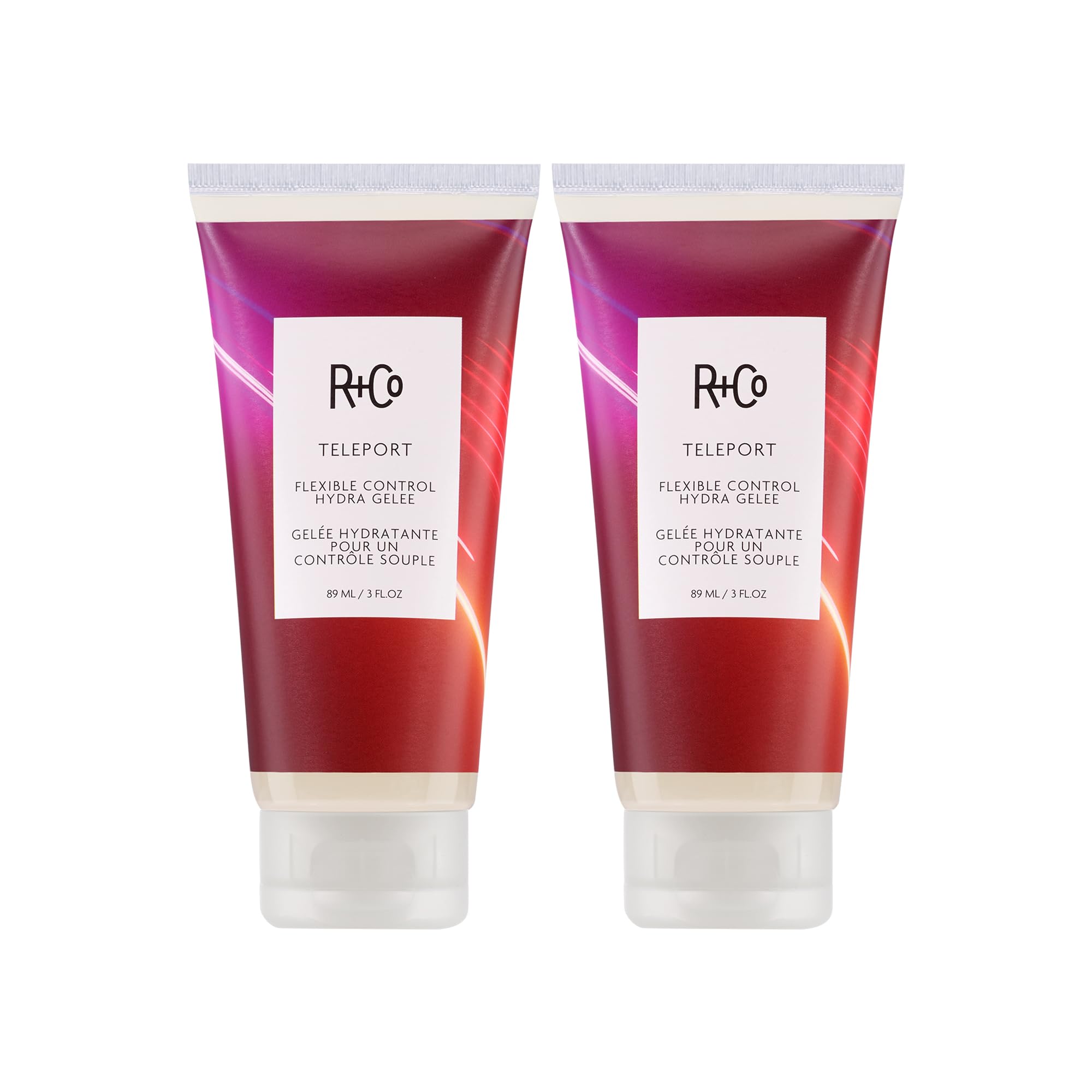 R+Co Teleport Flexible Control Hydra Gelee | Lightweight Gelee + Buildable Hold + Enhance Natural Waves | Vegan + Cruelty-Free | 3 Fl Oz