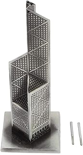 Metal Architecture 3D Models, Bank of China Tower Model Architecture Model Kit Home Decor World Famous Architecture Ornaments