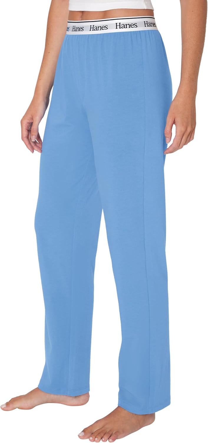 Hanes Womens Originals Lounge Pants, Comfywear Sleep Pants for Women, Straight Leg Loungewear Pants - Image 2