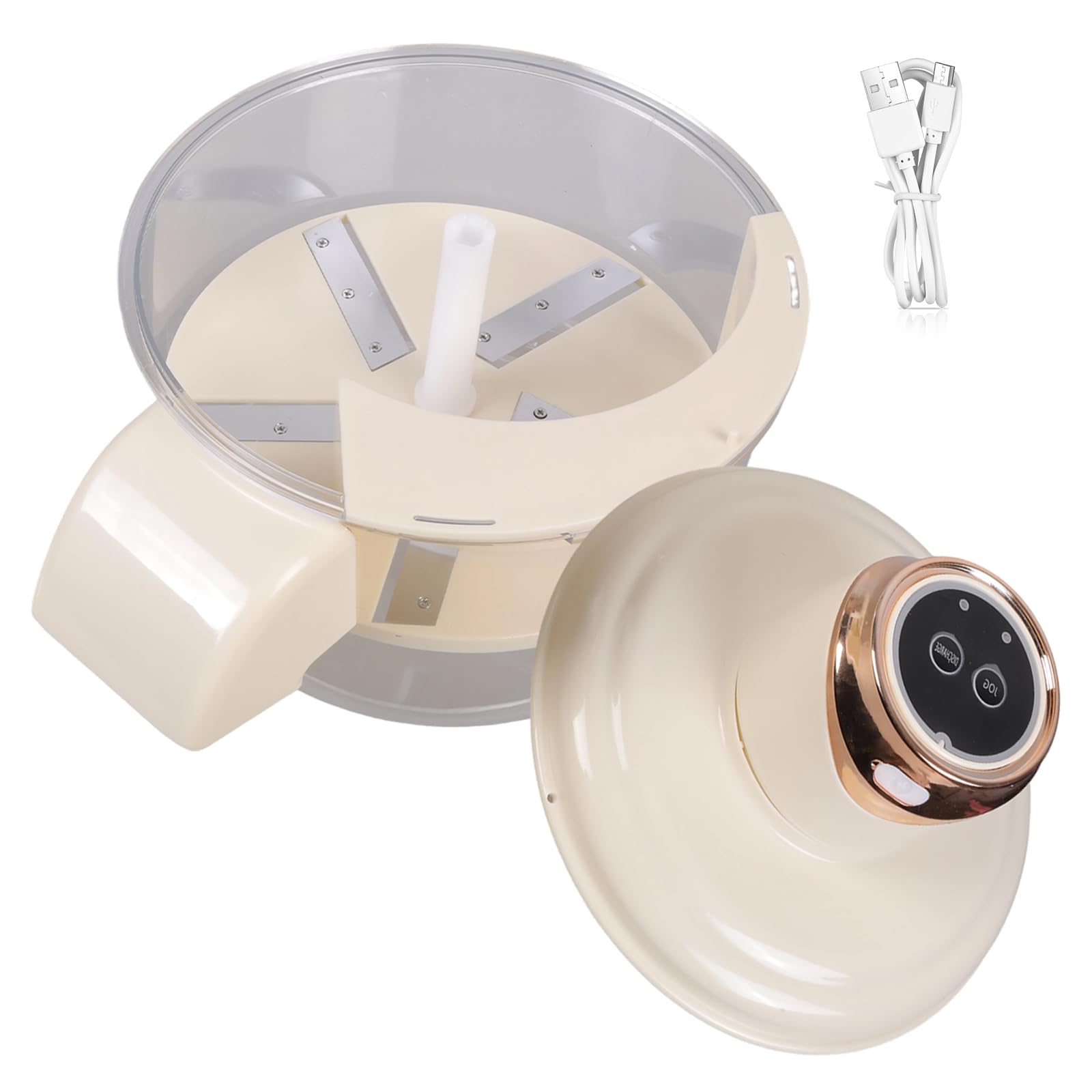 Elnwnnkc Automatic Fruit Garlic Peeler for Berries Grapes Low Noise Electric Kitchen Tool Electric Grape Tomato Peeler Automatic Remover Easy Kitchen Gadget