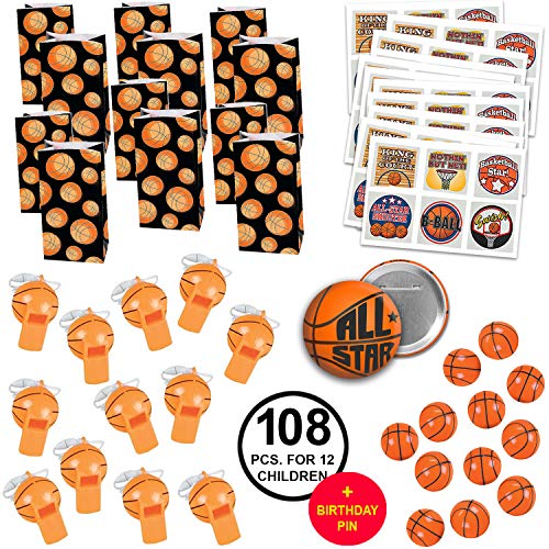 Basketball Party Favors for Teens Bulk Basketball Birthday Party Basketball Team Boys Girls Party Favors Large Bundle for 12