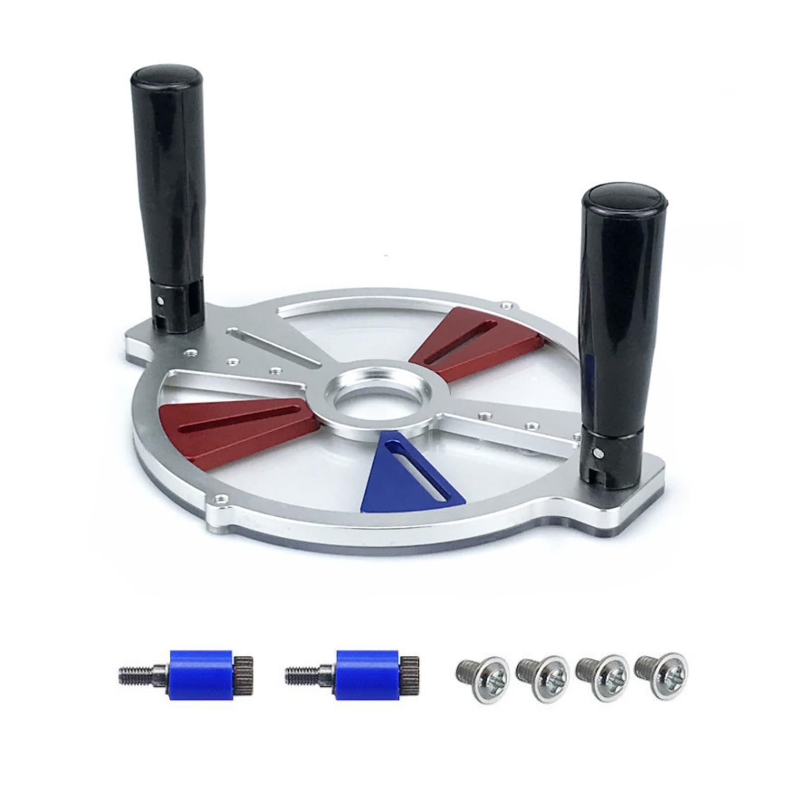 Base Fresadora Circular Guía Metálica Herramienta para Carpinteros, Aficionados a la Carpintería, Soporte De Guía Multifuncional Para Recortadora De Carpintería