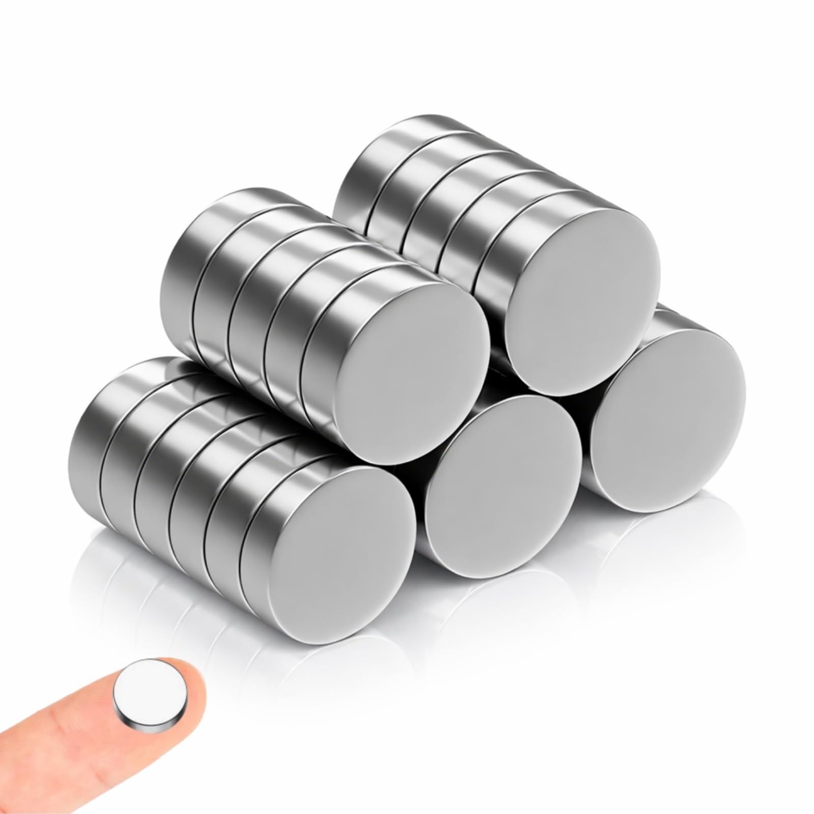 200-Pack N40 Neodymium Magnets, 8x3 mm Industrial Grade Small Strong Disc Magnets with Nickel-Copper-Nickel Coating for Whiteboard, Fridge, Office, Crafts & DIY Projects — Amazon image 9