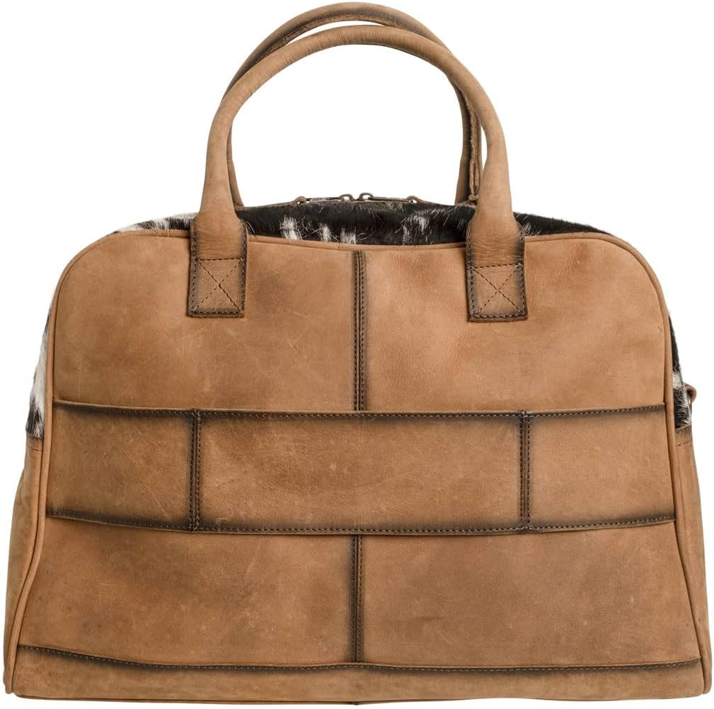 STS Ranchwear Womens Cowhide Tan Leather Carry-On Bag