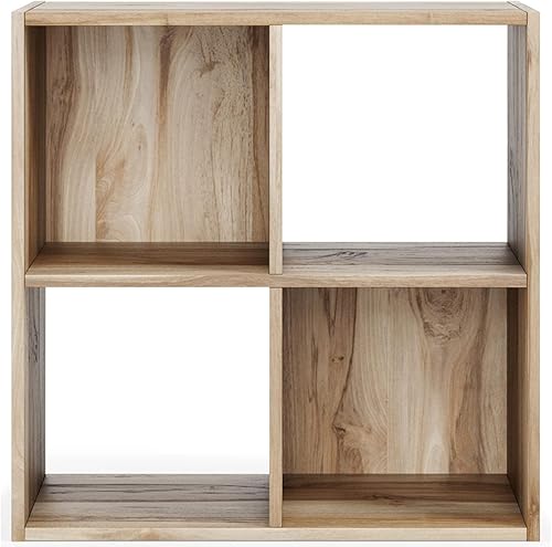 Miniatura 63 de Signature Design by Ashley Paxberry Coastal - Organizador de almacenamiento o librero moderno de 6 cubos, color blanqueado, diseño costero