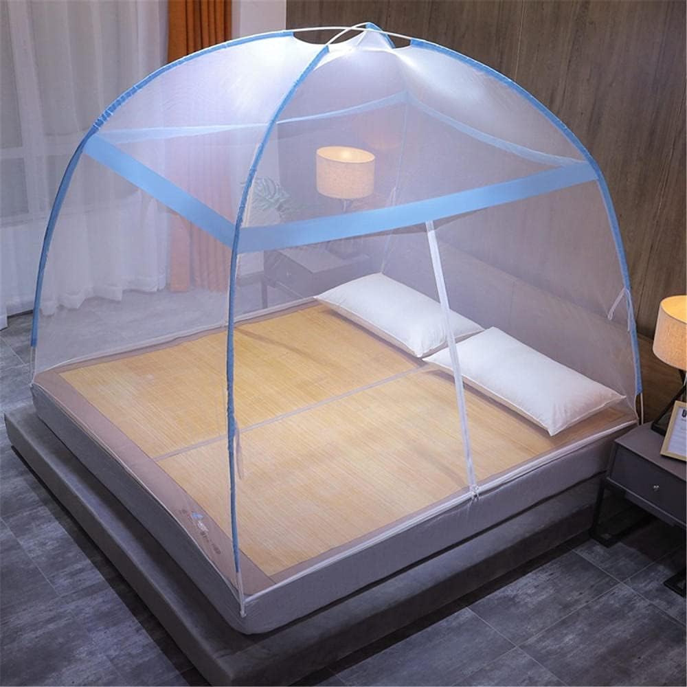 Moustiquaire pour lit 120x200 moustiquaires pliables portables à maille fine protection insectes