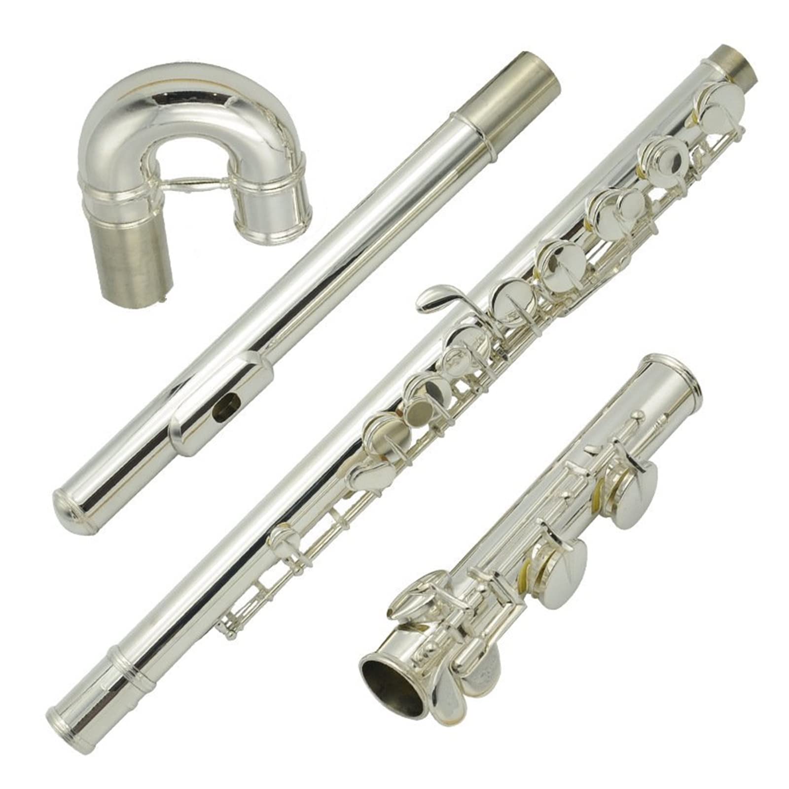 Flûte Alto Jouant Débutants pour Flûte Plaquée Argent Clé G Flûte Débutants
