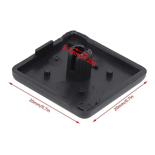 Vista 11 de 50pcs plástico ABS accesorios extremo negro para UE aluminio 2020 3030 4080 nylon Endcap (estándar de la UE 2020), otros accesorios tira de energía