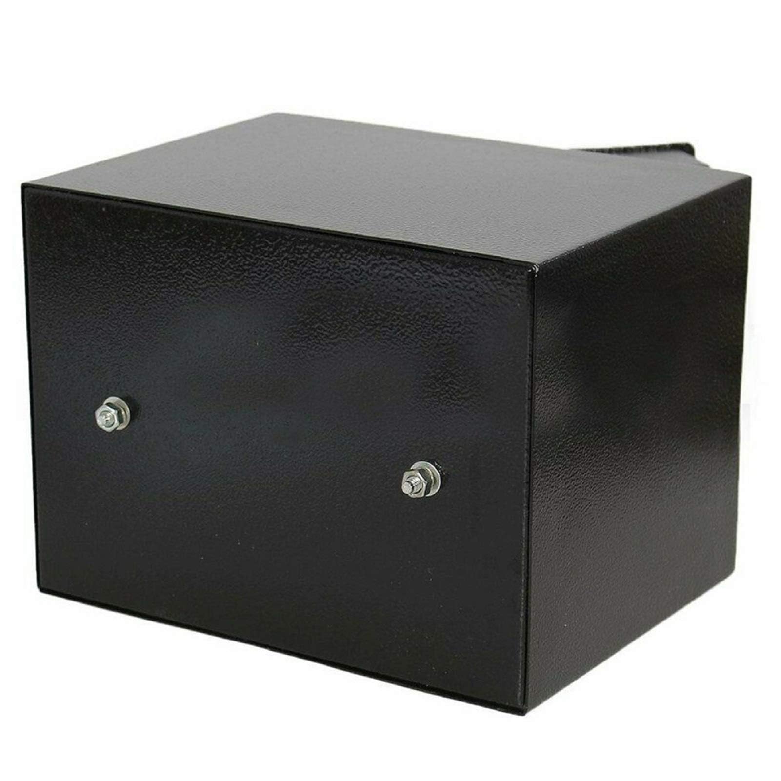 6,4L Feuer- und Wasserdichter Möbeltresor – Sicherheitsstufe mit Doppelbartschloss, Stabiler Stahl-Safe in Schwarz – Ideal als Dokumententresor oder Wand-Safe für Zuhause & Büro