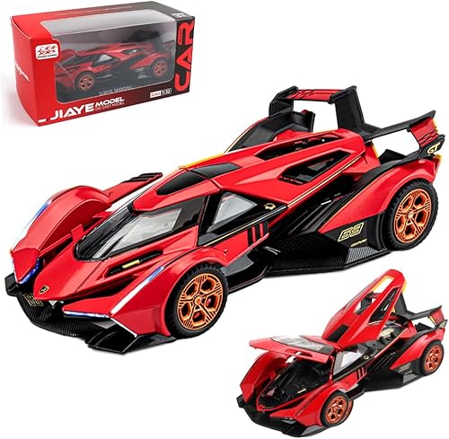 Miniatura 8 de Bugatti Bolide - Coche de juguete fundido a presión, modelo de auto deportivo, aleación de zinc, vehículos de tracción hacia atrás, mini