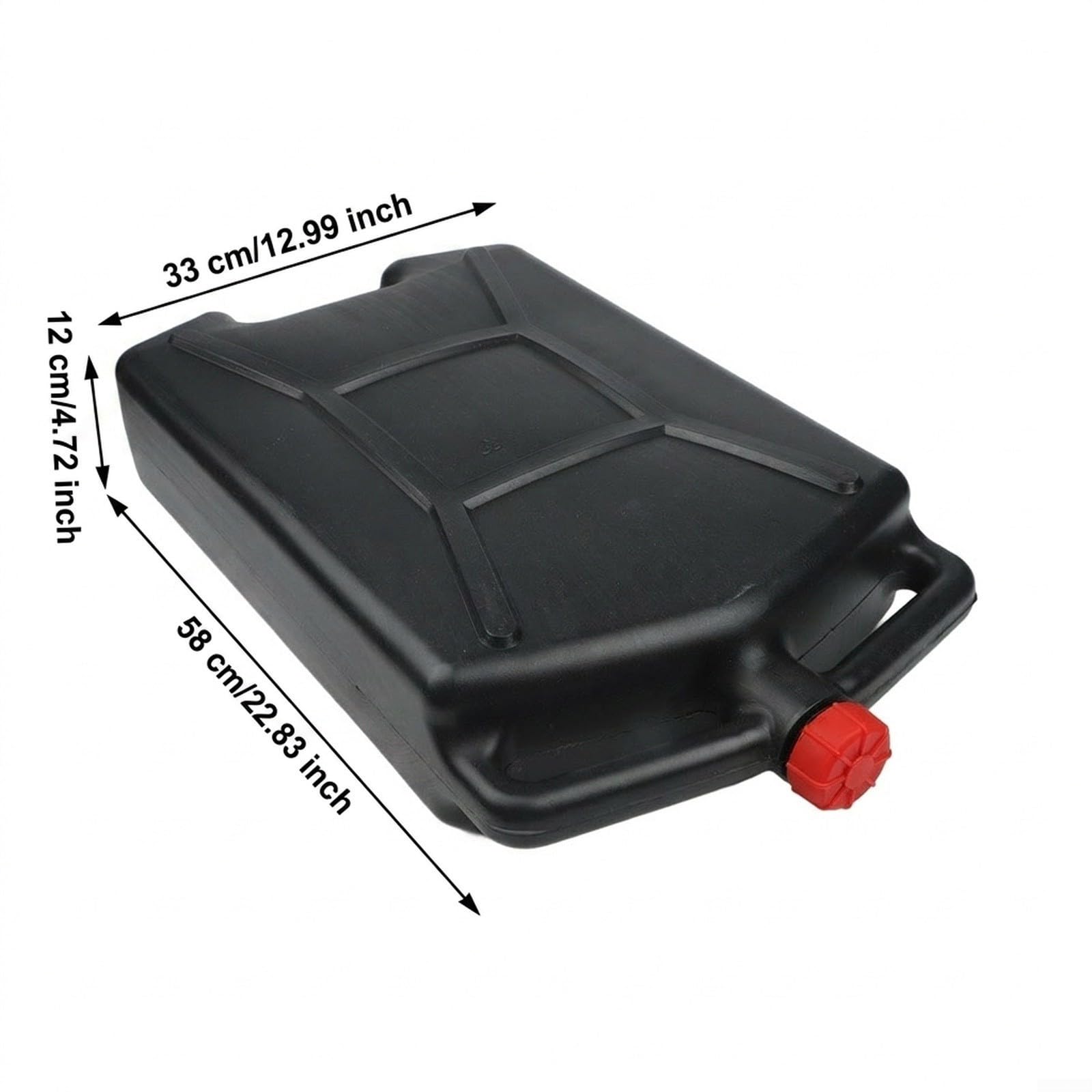 Cárter de aceite de 8 a 15 l de plástico HDPE con caño y asa, depósito colector de aceite usado y cambio de aceite del motor, bandeja colectora de aceite negro para reparación de automóviles y