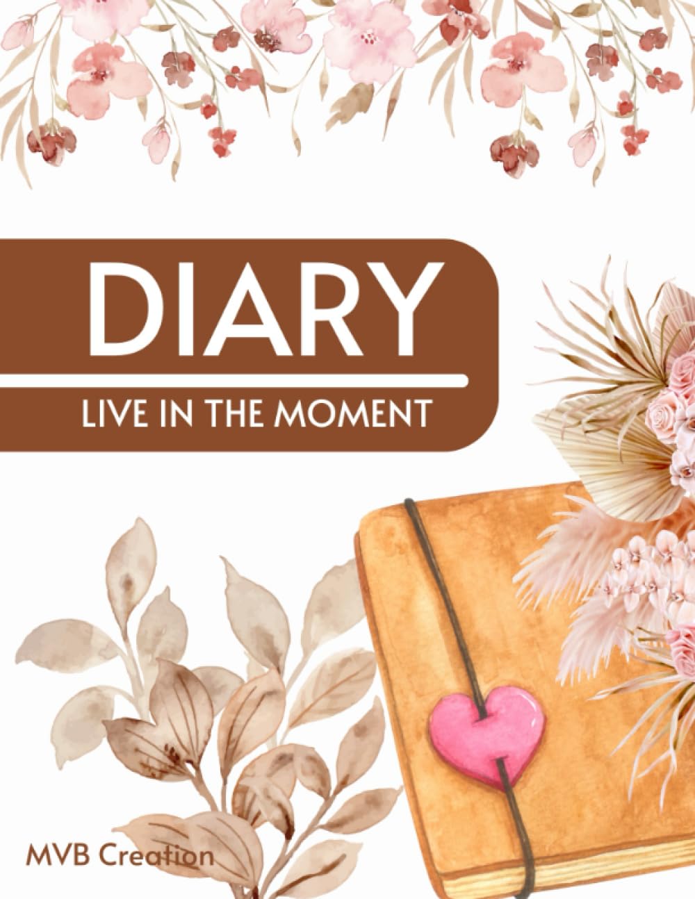 Diary MVB Creation: Diario senza data con calendario 2023-2024- Ideale come agenda personale, planning giornaliero